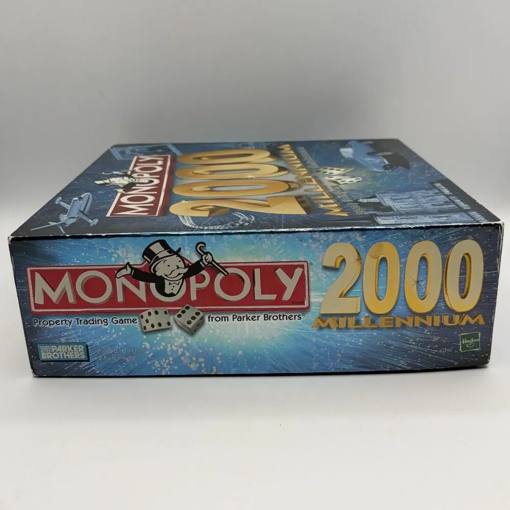 Monopoly 2000 Millennium Edition Board Game Parker Brothers Complete Vintage